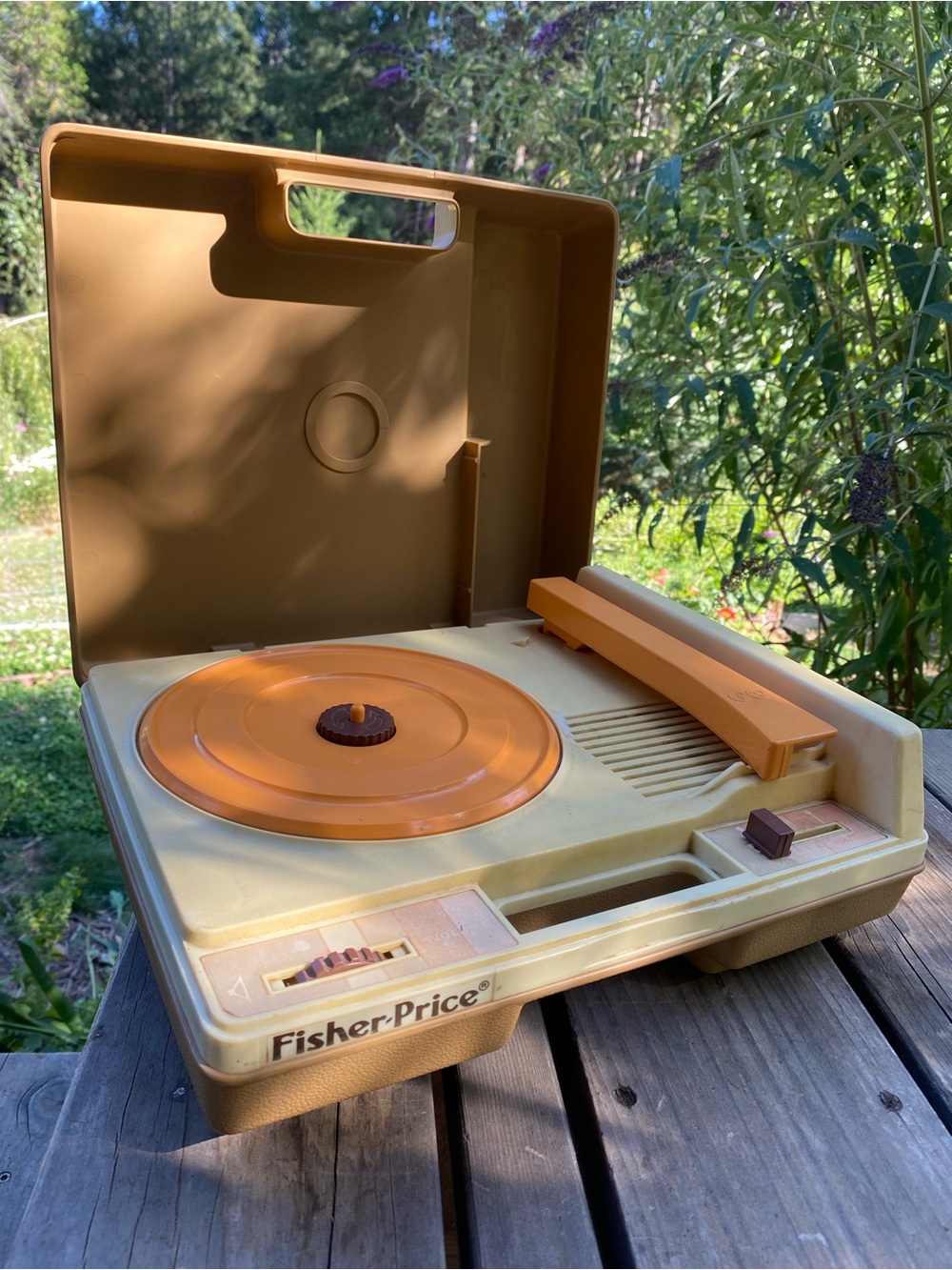 VTG 1978 Fisher Price Record Player Phonograph 825 WORKS